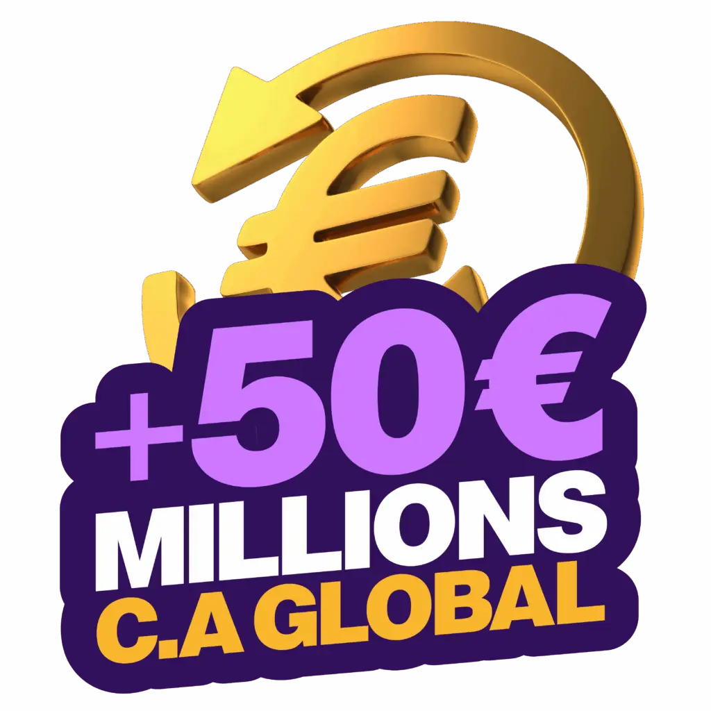 +50 millions € de CA global